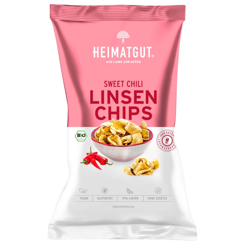 Heimatgut Bio Linsen Chips Sweet Chili 75g